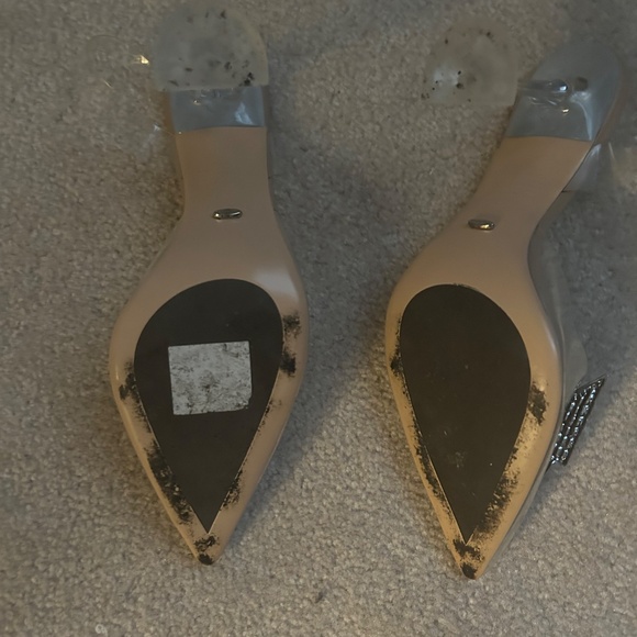 Tony Bianco Laos Heel in Clear Vinylite (9.5) 🦋 Butterfly Detail 🦋 - Picture 2 of 4